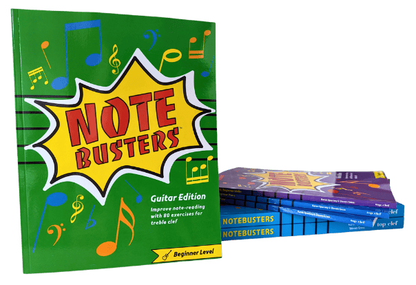 Beginner Guitar Note-Reading Music Workbook